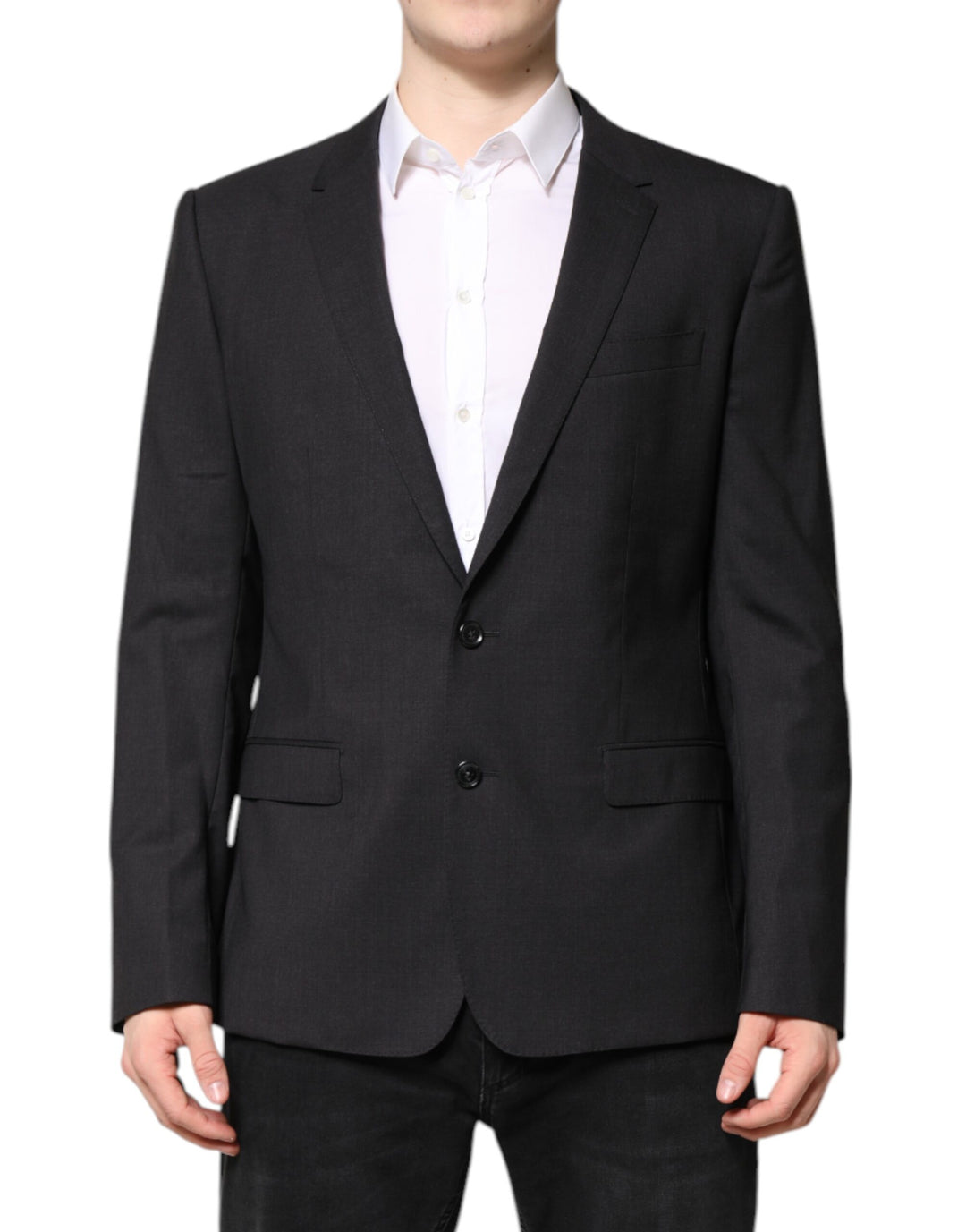 Dark Gray MARTINI Single Breasted Jacket