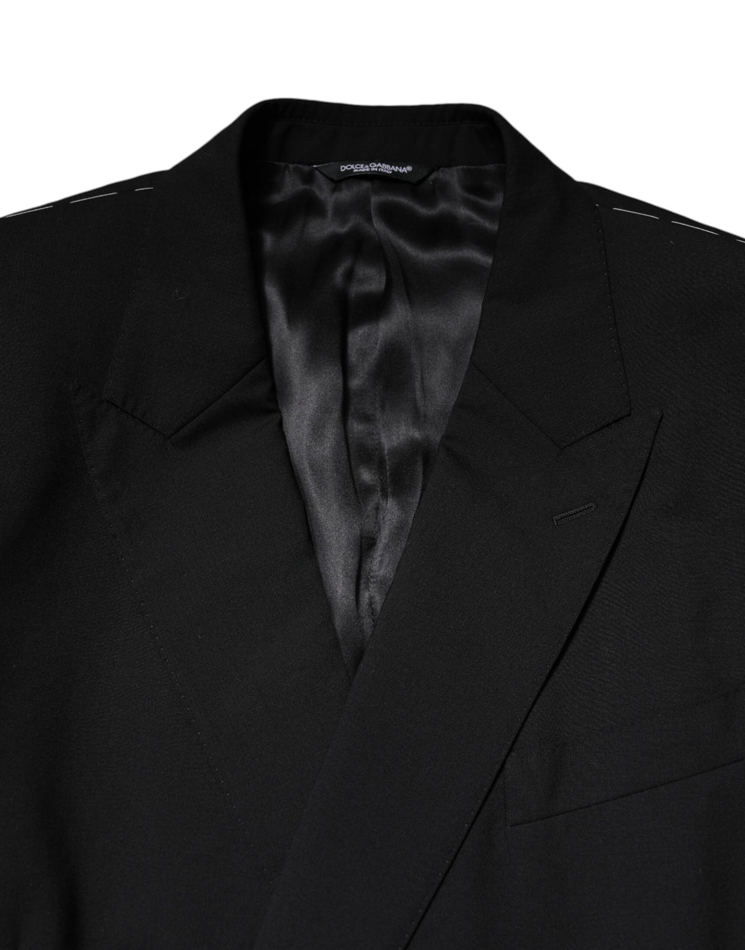 Black MARTINI Double Breasted Suit Jacket