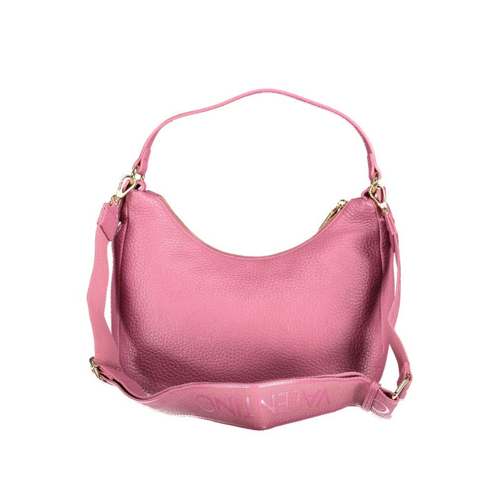 Pink Polyethylene Women Handbag