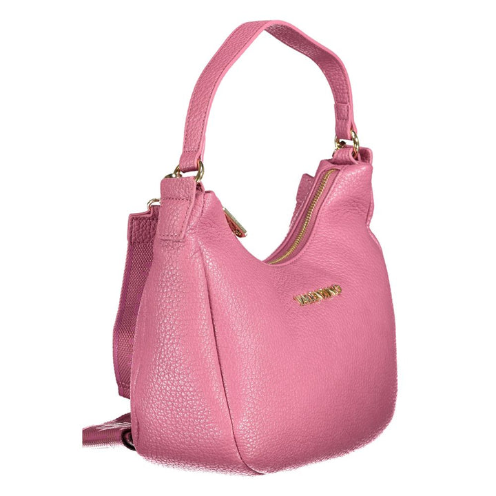 Pink Polyethylene Women Handbag