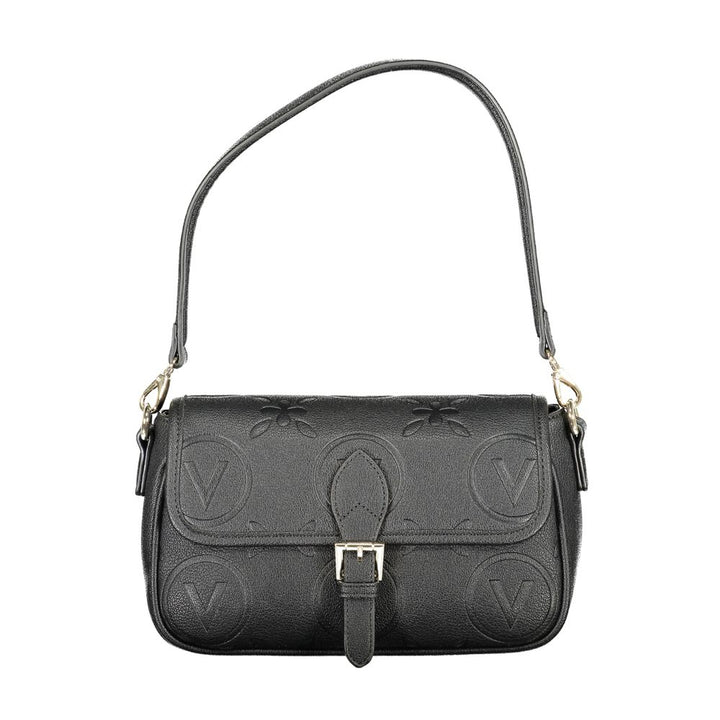 Black Polyethylene Women Handbag