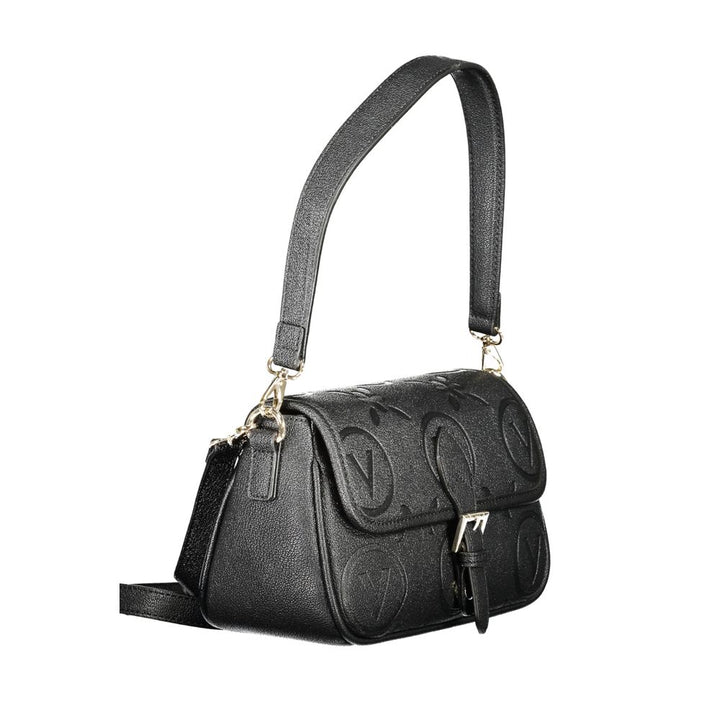 Black Polyethylene Women Handbag