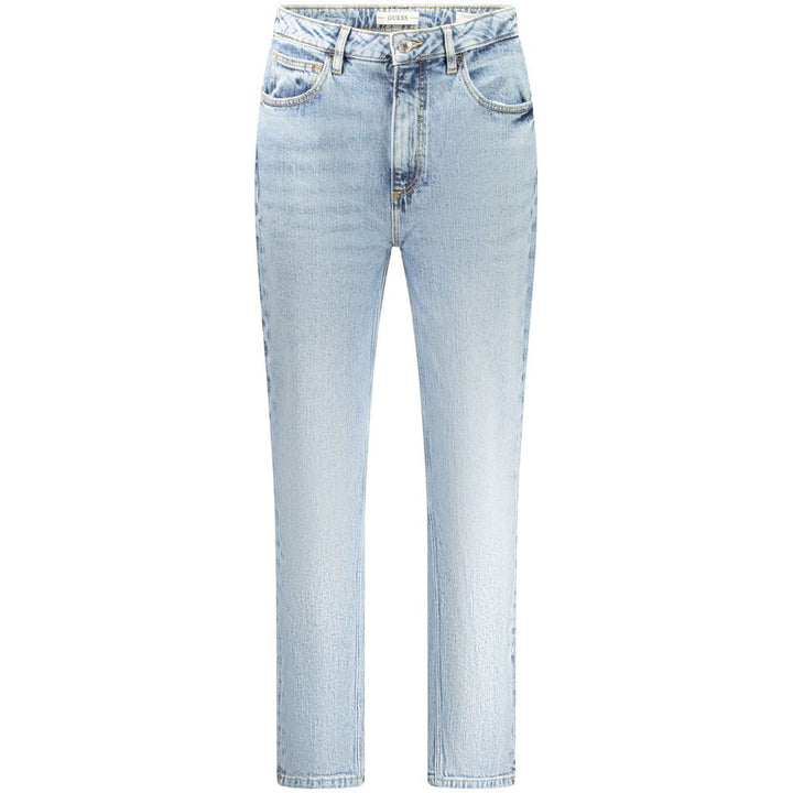 Light Blue Cotton Women Jeans