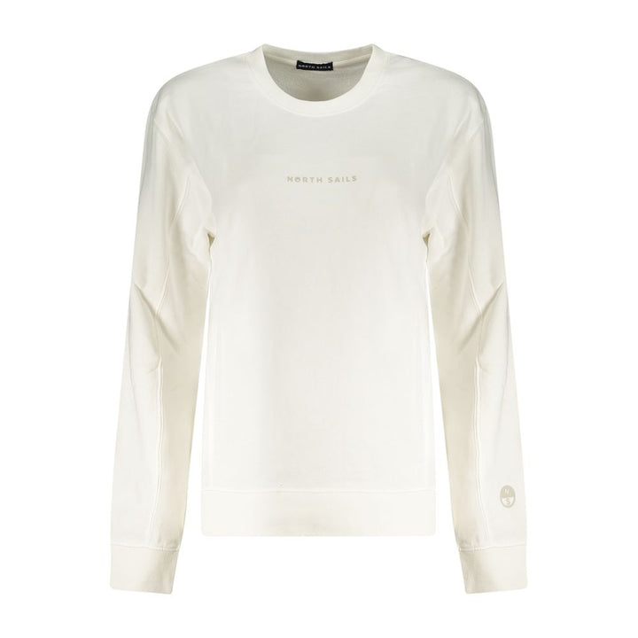 White Cotton Women Sweater