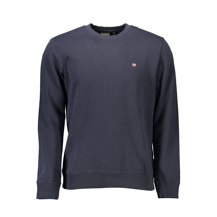 Blue Organic Cotton Men Sweater