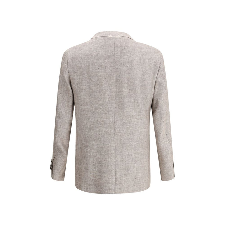 Brunello Cucinelli Light Brown Linen Blazer