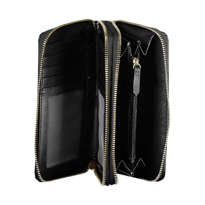 Black Polyethylene Women Wallet