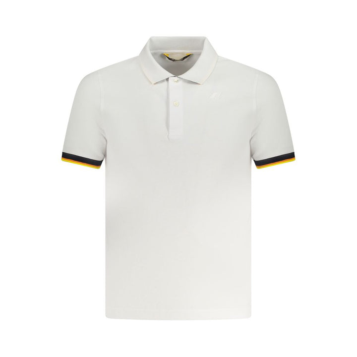 White Cotton Polo Shirt