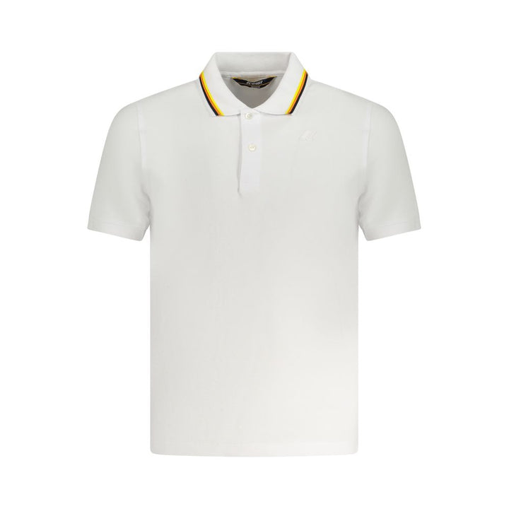 White Cotton Polo Shirt