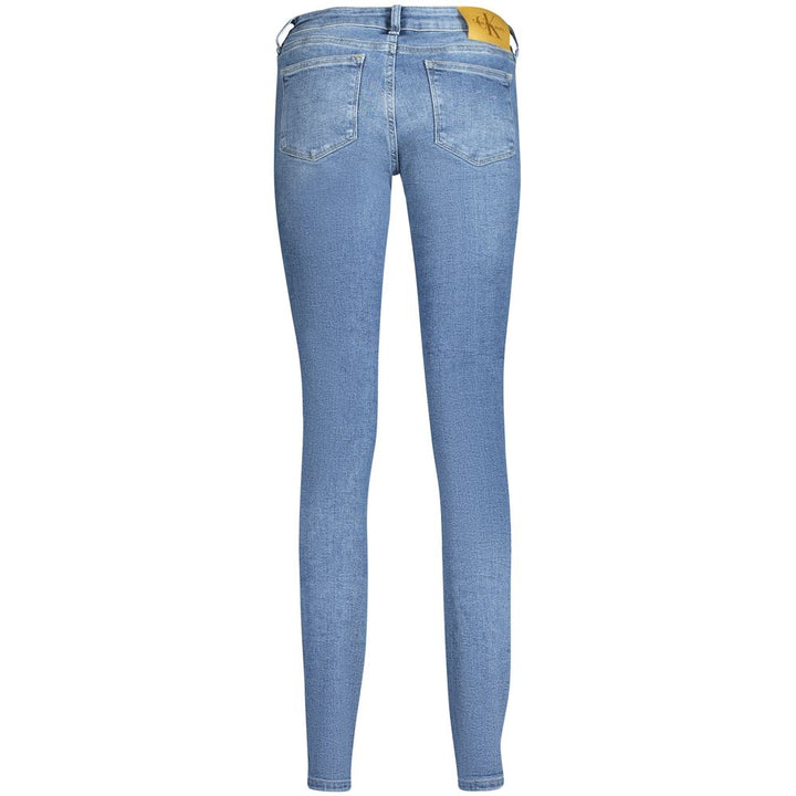Blue Cotton Jeans & Pant