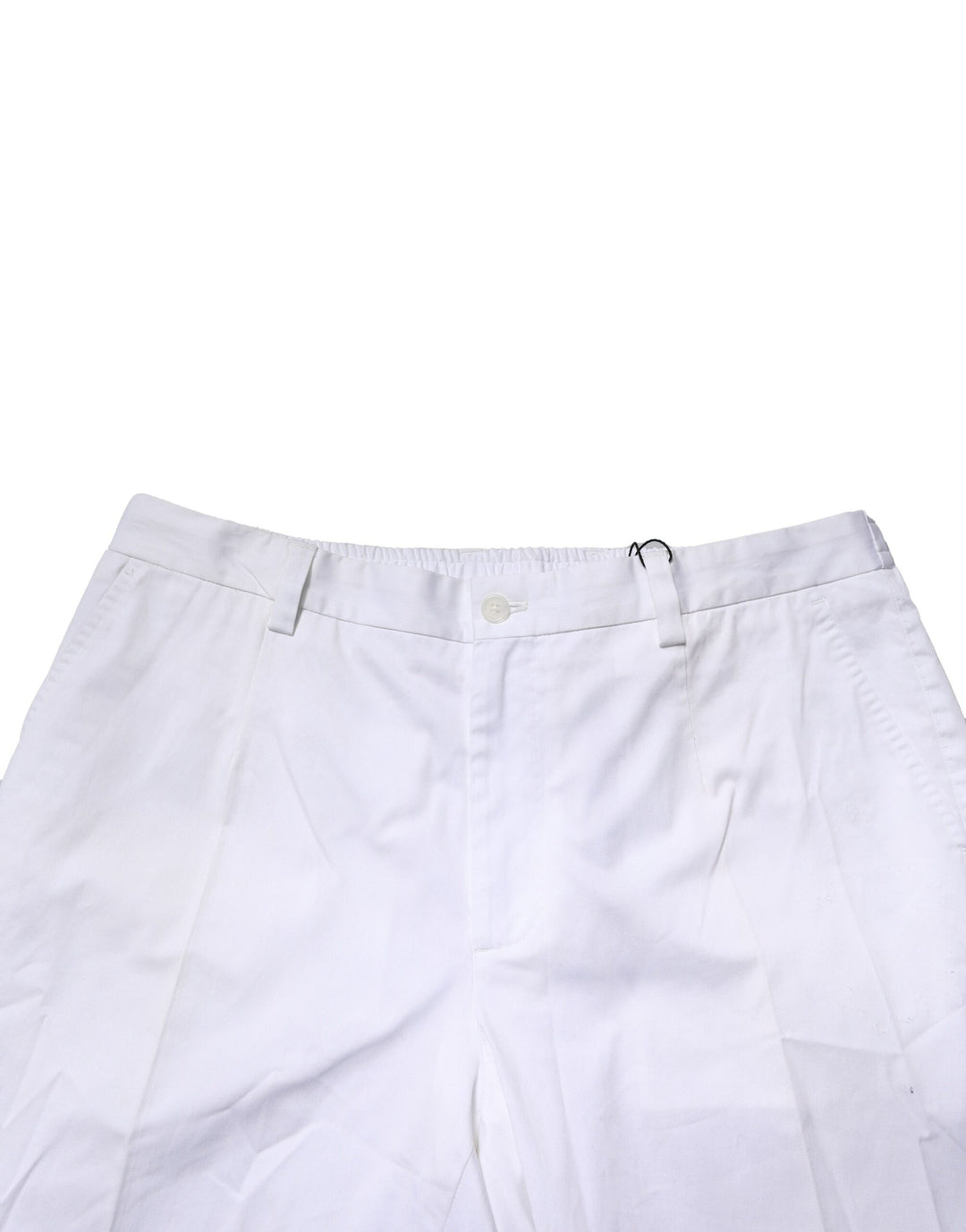 White Cotton Dress Slim Formal Pants