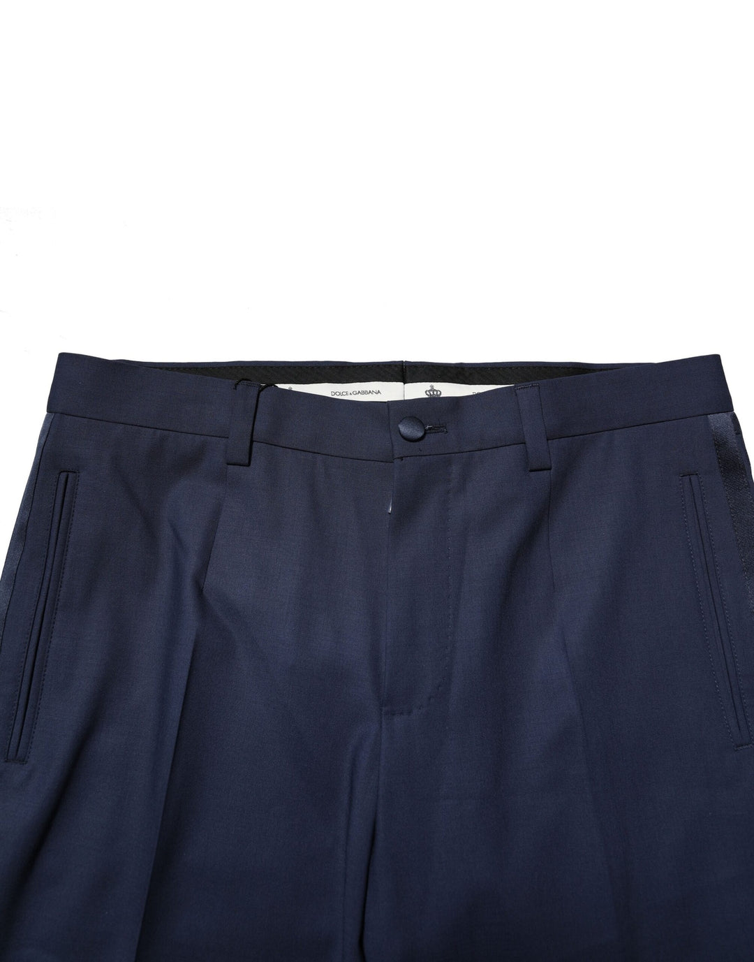 Dark Blue Wool Dress Formal Pants