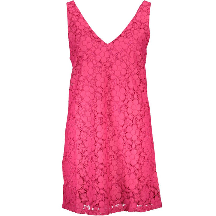Pink Viscose Women Dress