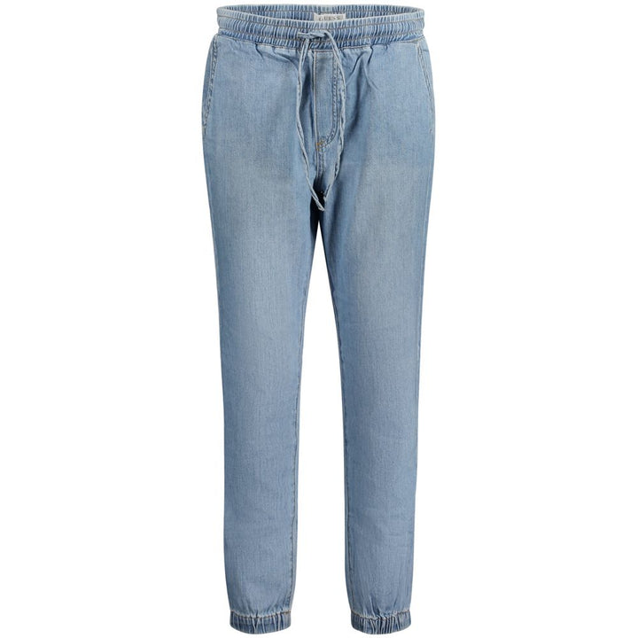 Light Blue Cotton Women Jeans