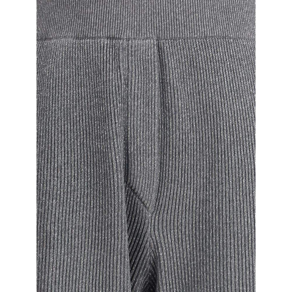 Ribbed lurex Pants