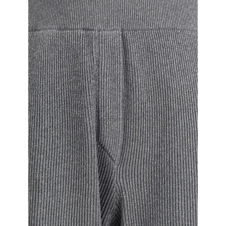 Ribbed lurex Pants