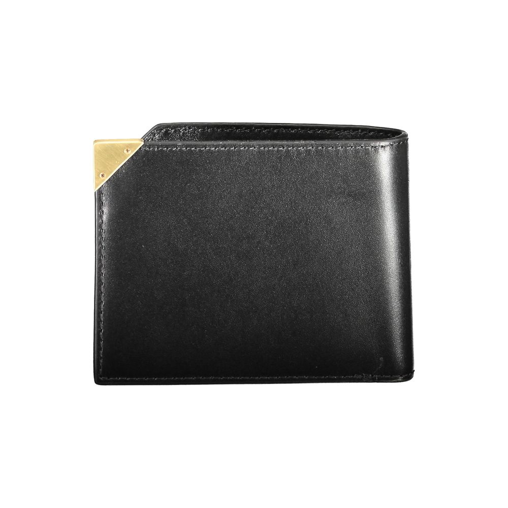 "Black Leather Men Wallet"