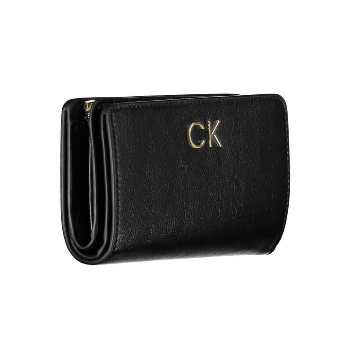 Black Polyethylene Women Wallet