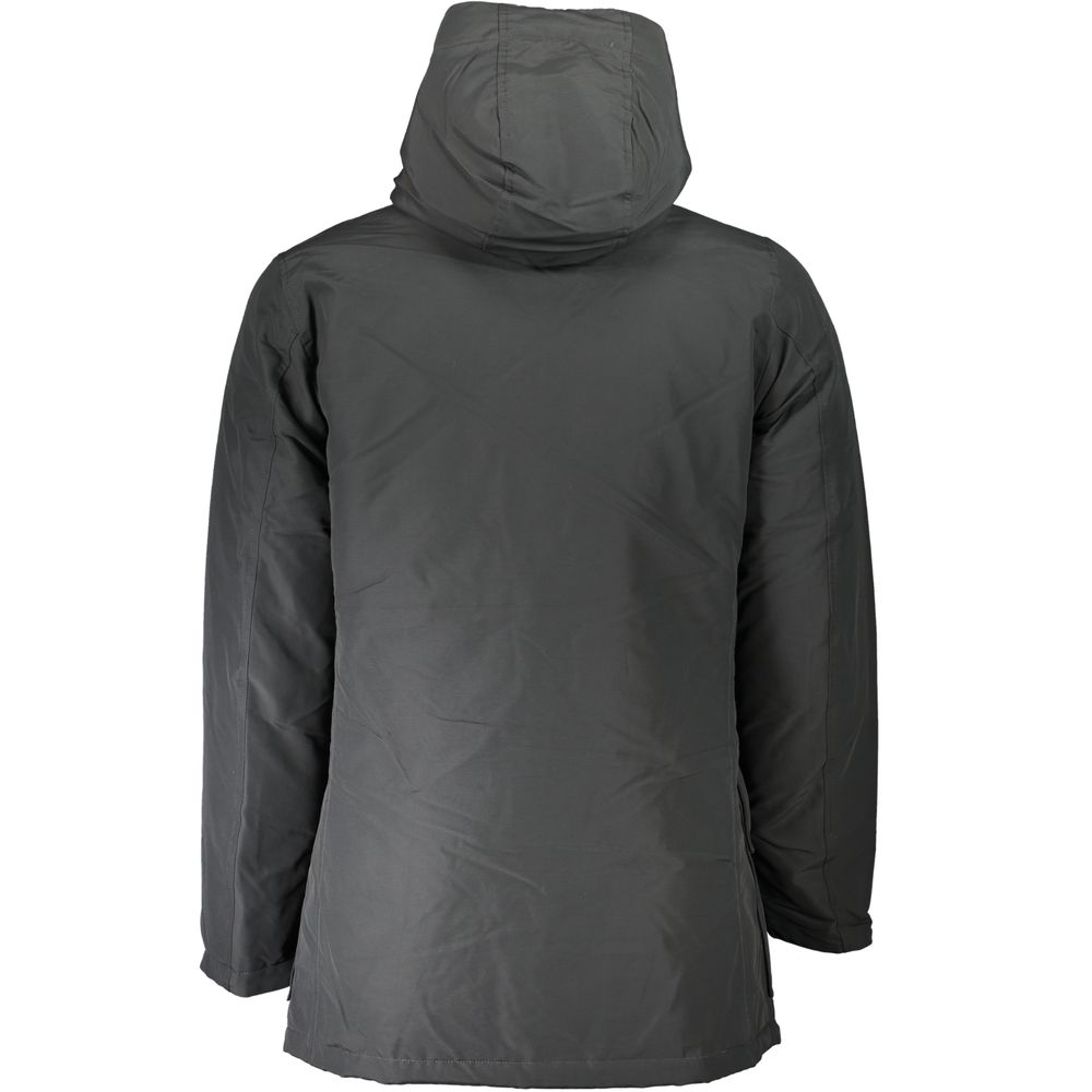 Brown Cotton Men Jacket