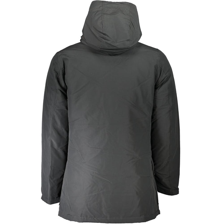 Brown Cotton Men Jacket