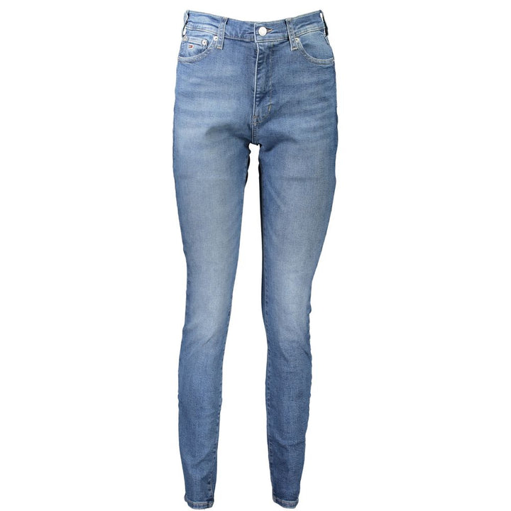 Blue Cotton Jeans & Pant