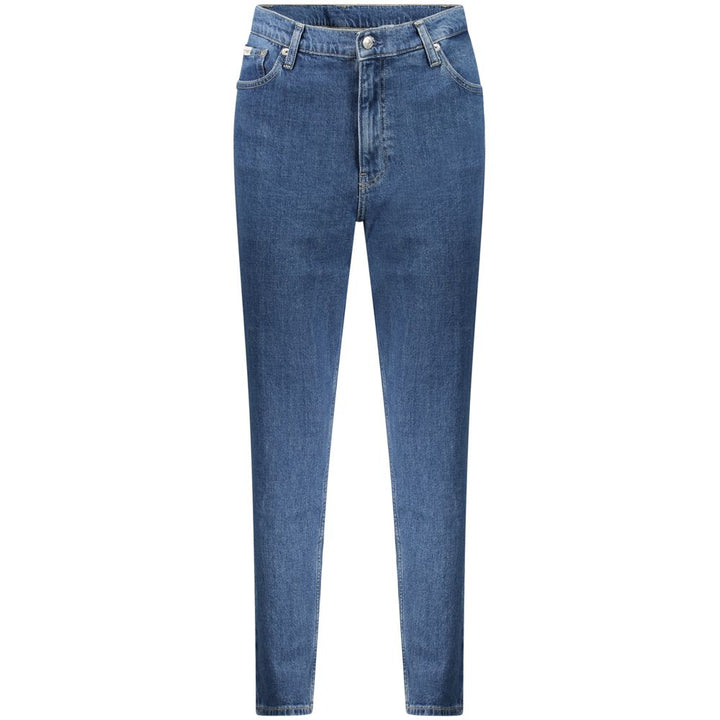 Blue Cotton Jeans & Pant