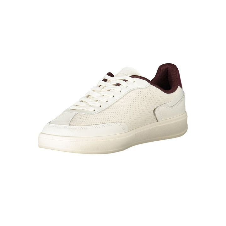 Beige Leather Women Sneaker