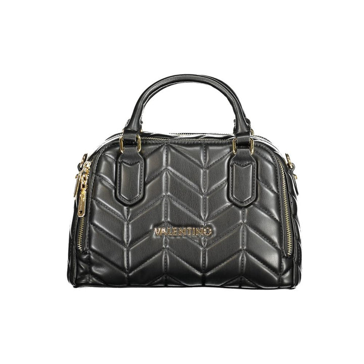 Black Polyethylene Women Handbag