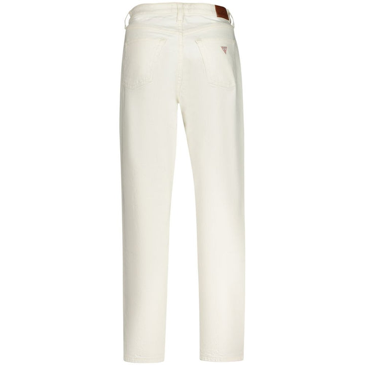 White Cotton Women Jean