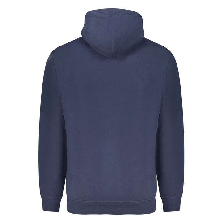 Blue Cotton Men Sweater