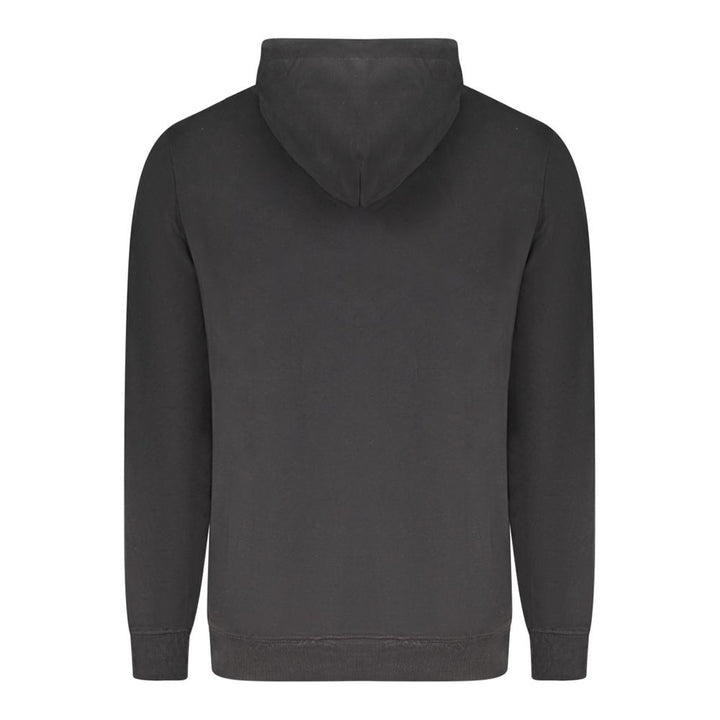 Black Cotton Men Sweater