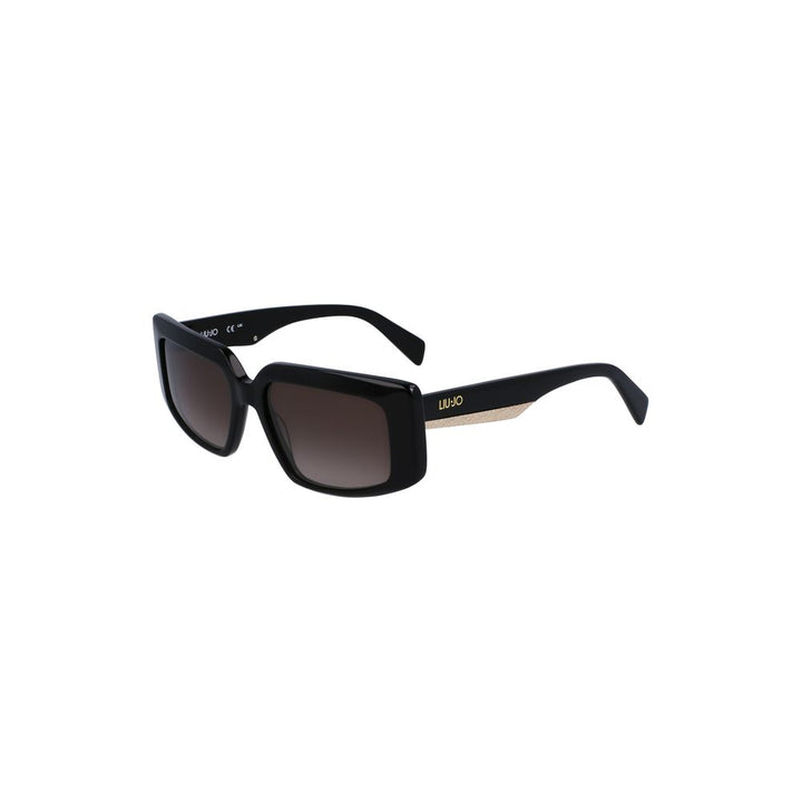 Black Acetate Women Sunglasses