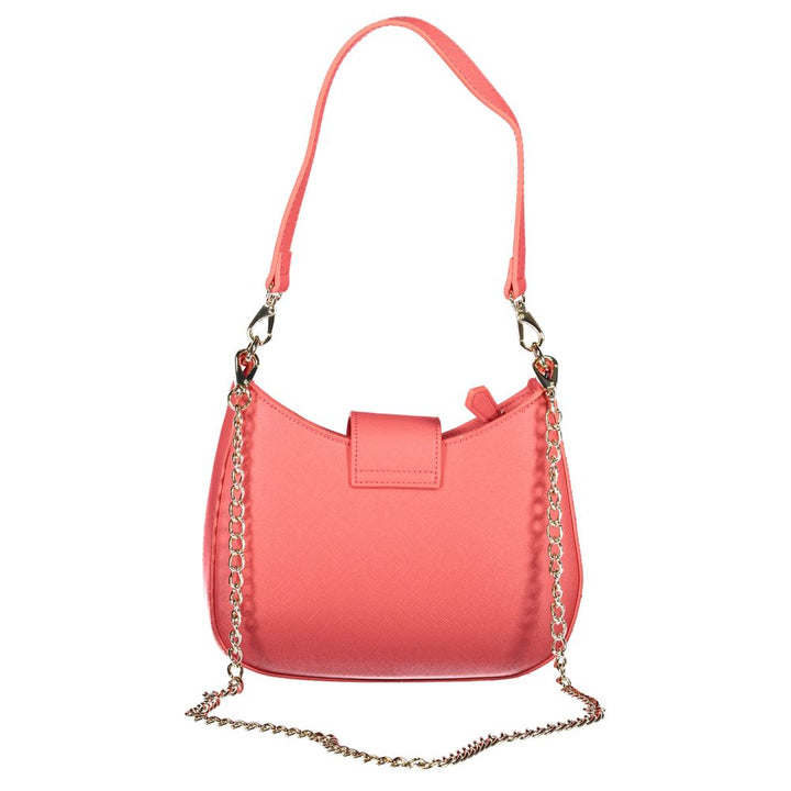 Pink Polyethylene Handbag