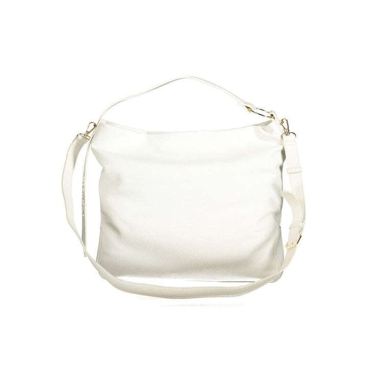 White Polyethylene Women Handbag