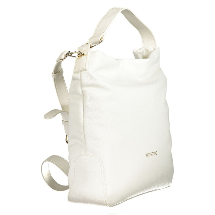 White Polyethylene Women Handbag