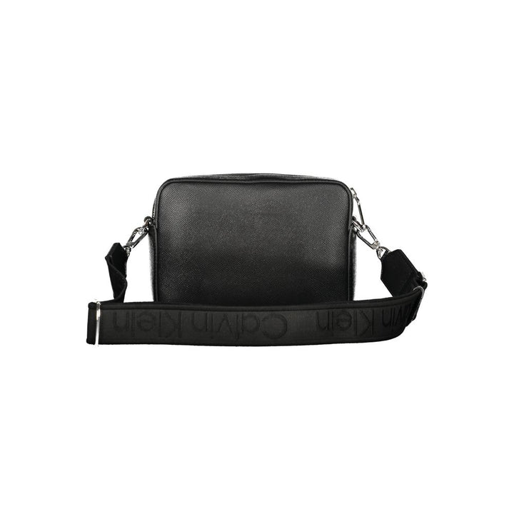 Black Polyethylene Women Handbag