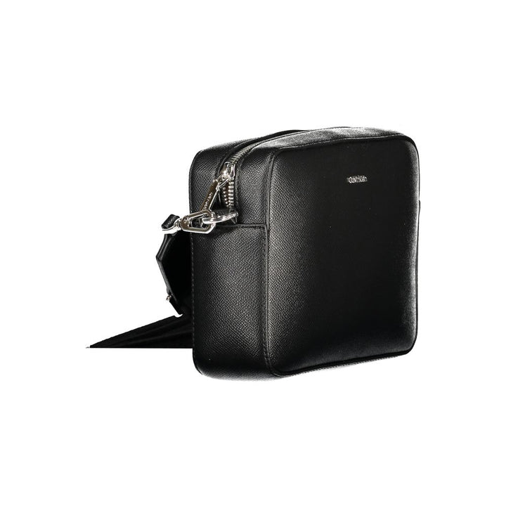 Black Polyethylene Women Handbag