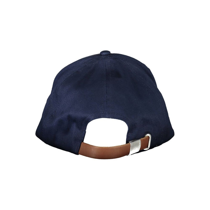 Blue Cotton Men Cap