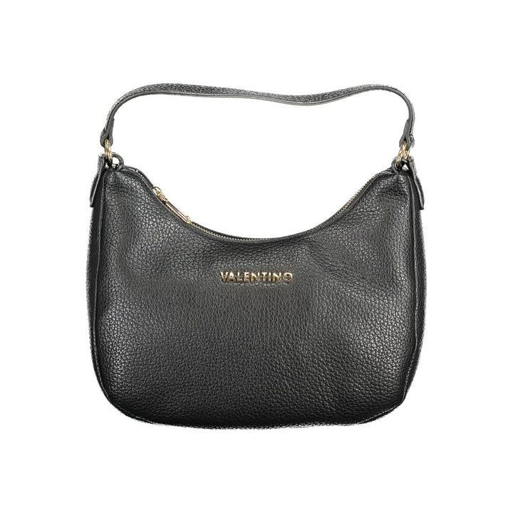 Black Polyethylene Women Handbag