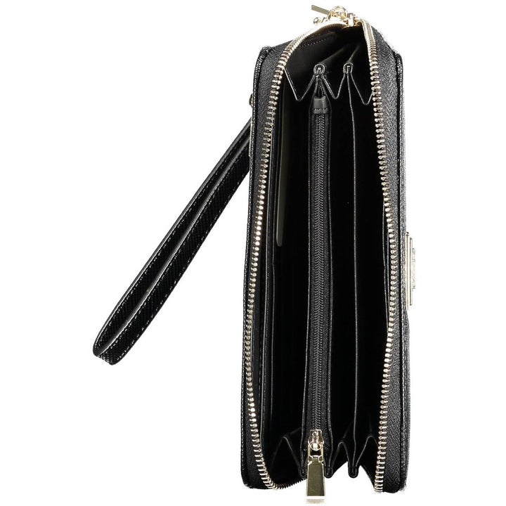 Black Polyethylene Women Wallet
