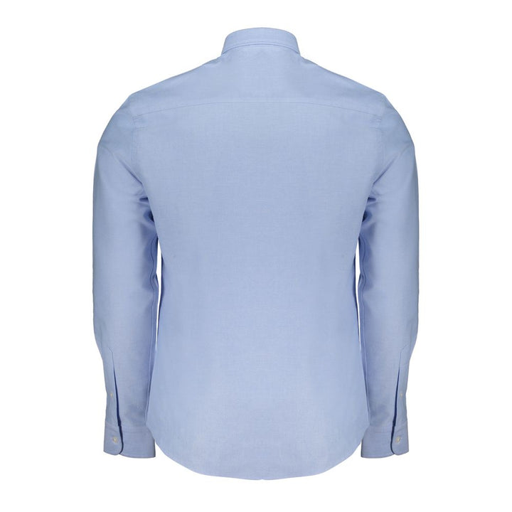 Light Blue Cotton Men Shirt