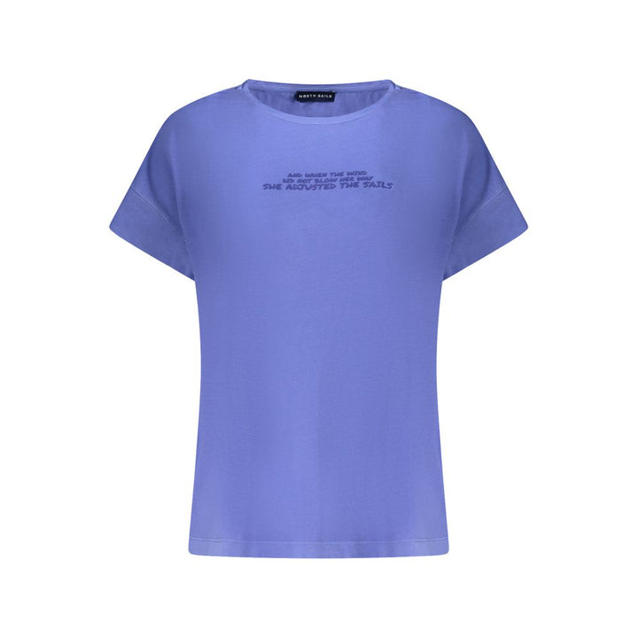 Blue Cotton Tops & T-Shirt