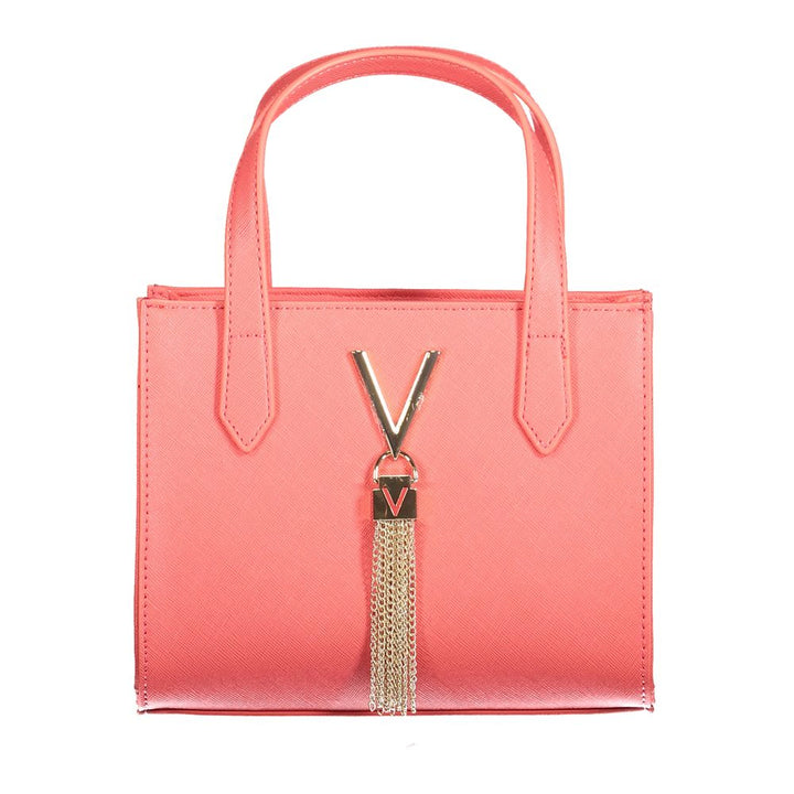 Pink Polyethylene Women Handbag