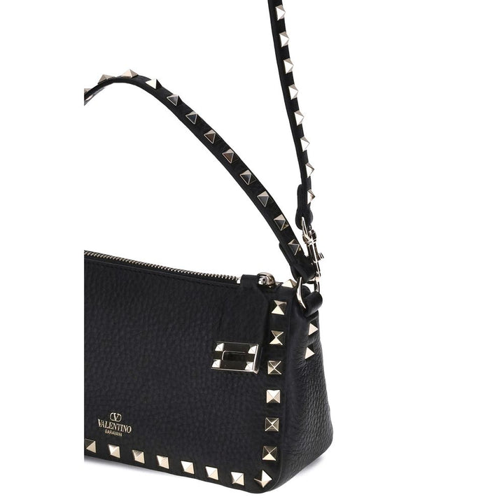 Rockstud Zip-Up Shoulder Bag
