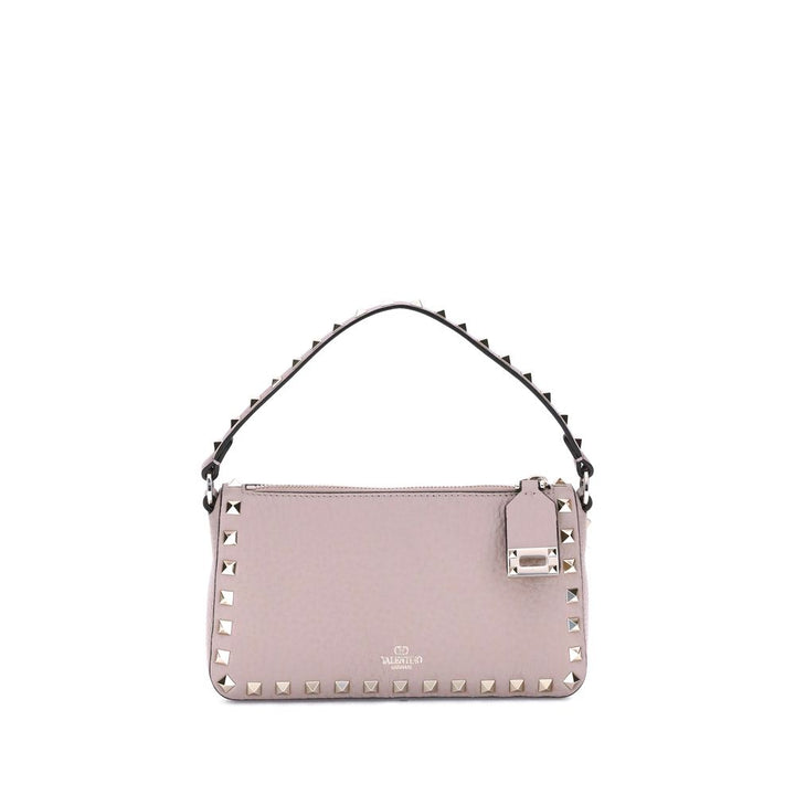 Rockstud Zip-Up Shoulder Bag