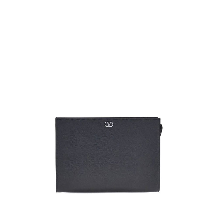 Grained leather Pouch