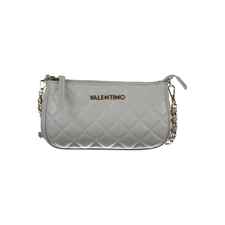 Gray Polyethylene Women Handbag