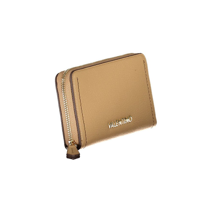 Beige Polyethylene Women Wallet