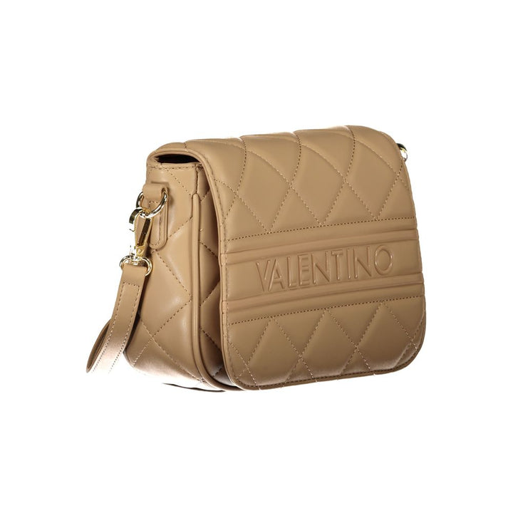 Beige Polyethylene Women Handbag