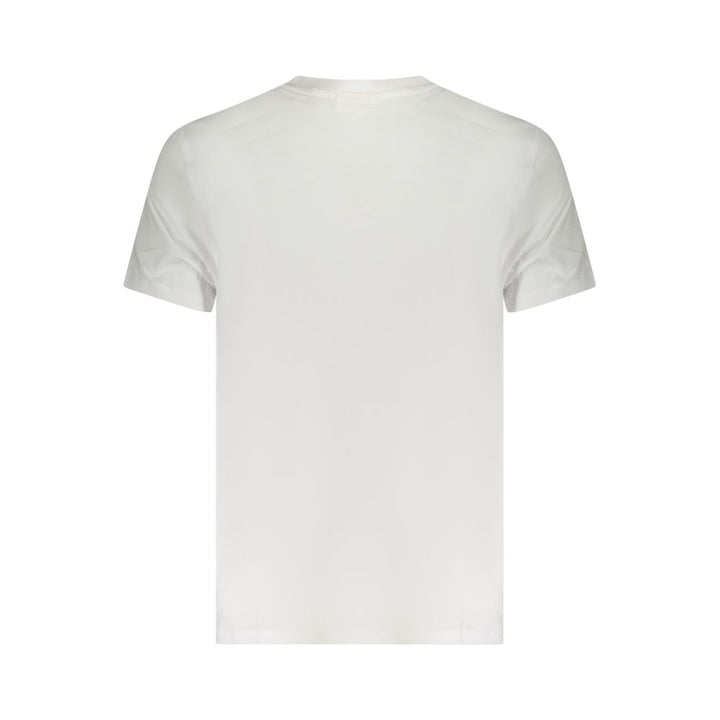 White Cotton Men T-Shirt
